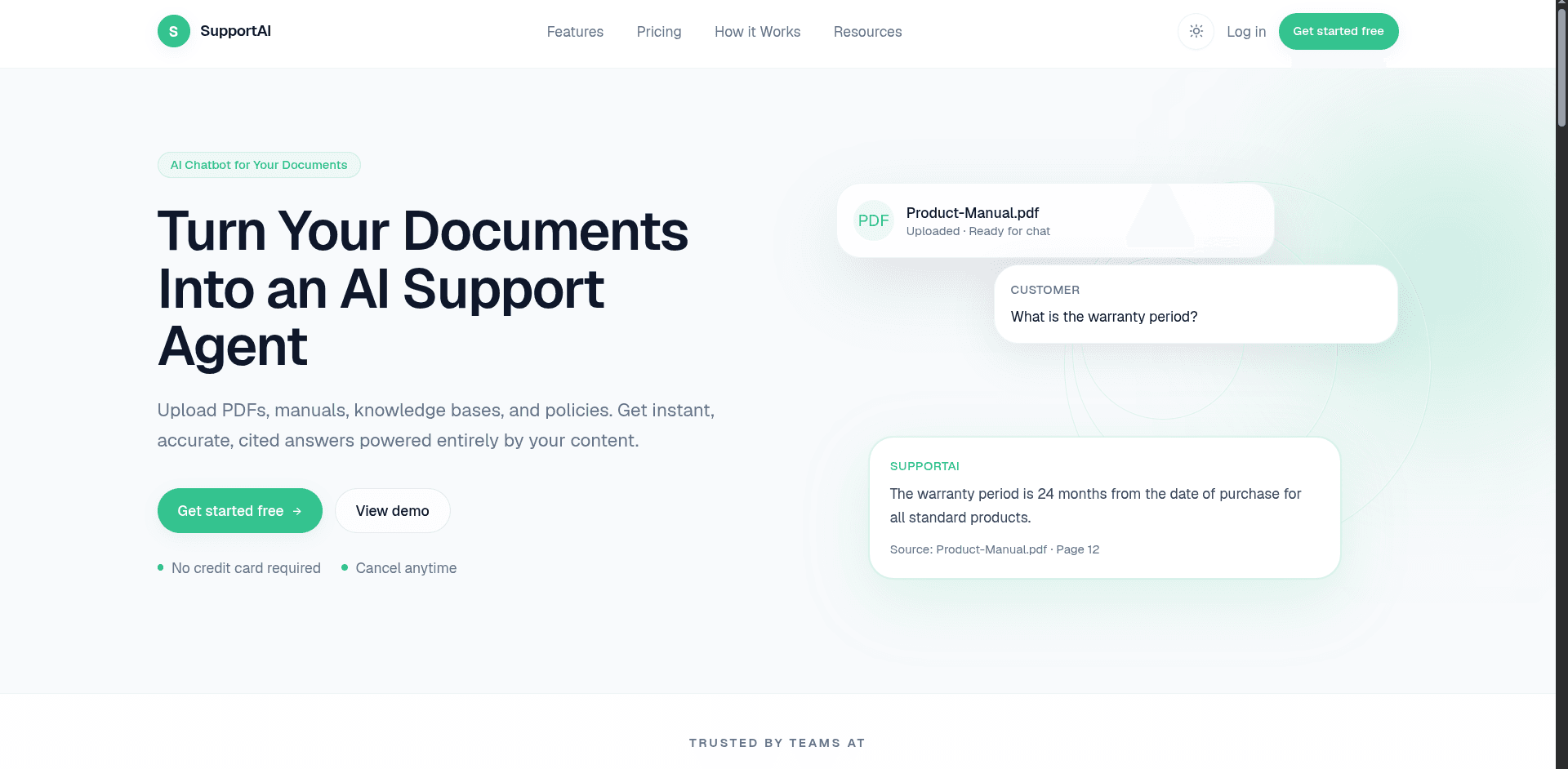SupportAI – AI Customer Support Platform